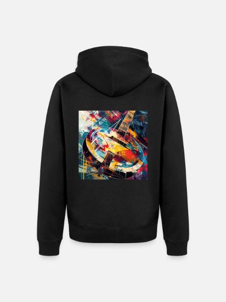 Banjo - Unisex Premium Organic Zip Hoodie - black