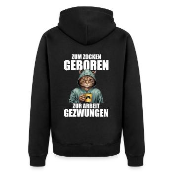 Gamer Gaming Zocker - Veste à capuche bio Premium Unisexe - noir - Dos - Nico (187cm)