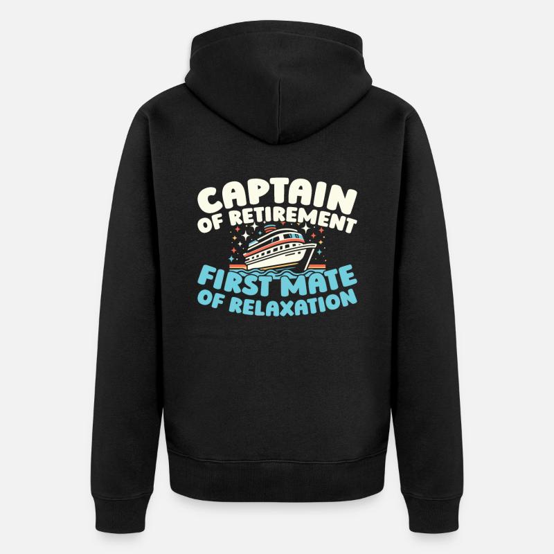 Cruise Retraite - Veste à capuche bio Premium Unisexe - noir