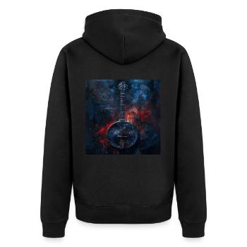 Banjo - Veste à capuche bio Premium Unisexe - noir - Dos - Nico (187cm)