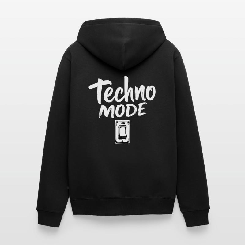 Mode Techno sur Techno Techno Musique Techno Veste à capuche bio Premium Unisexe