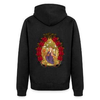 Child Children Fairy Tale Fairy Tale Character Christmas - Unisex Premium Organic Zip Hoodie - black - Back - Nico (187cm)