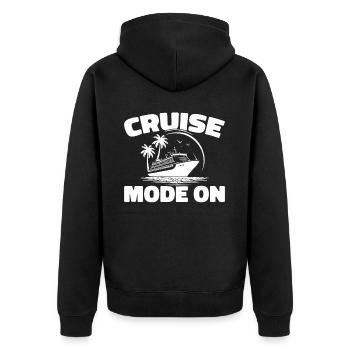 Croisière - Veste à capuche bio Premium Unisexe - noir - Dos - Nico (187cm)