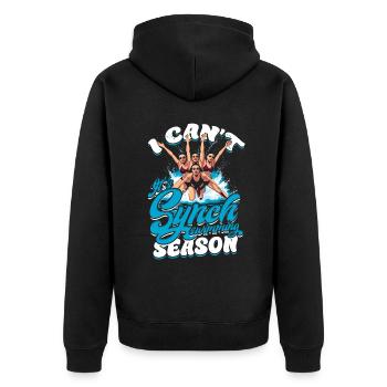 Natation synchronisée Saison de natation synchronisée - Veste à capuche bio Premium Unisexe - noir - Dos - Nico (187cm)