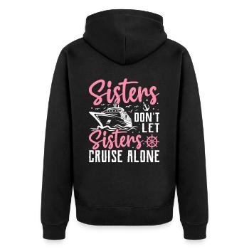 Croisière Sisters Croisière solo Croisière - Veste à capuche bio Premium Unisexe - noir - Dos - Nico (187cm)
