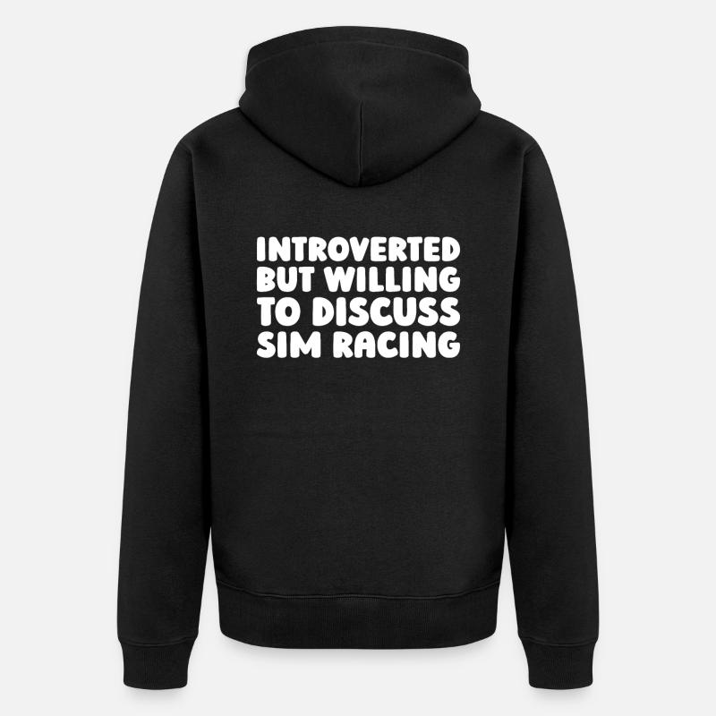 Sim Racing - Veste à capuche bio Premium Unisexe - noir