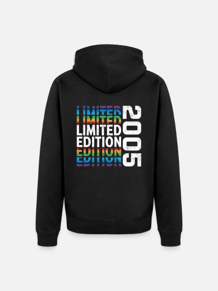 Limited Edition 2005 - Unisex Premium Organic Zip Hoodie - black