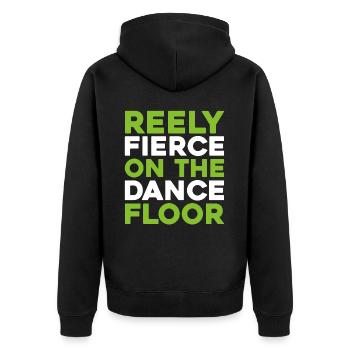Danse Irlandaise Irischer Tanz - Veste à capuche bio Premium Unisexe - noir - Dos - Nico (187cm)