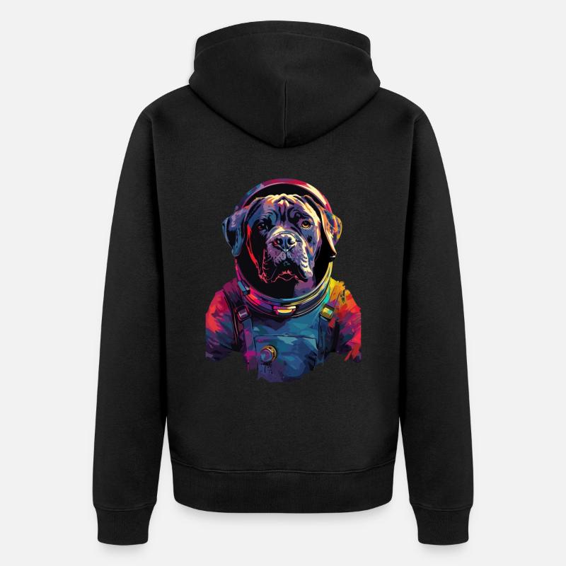 Cane Corso - Unisex Premium Bio Zip Hoodie - Schwarz