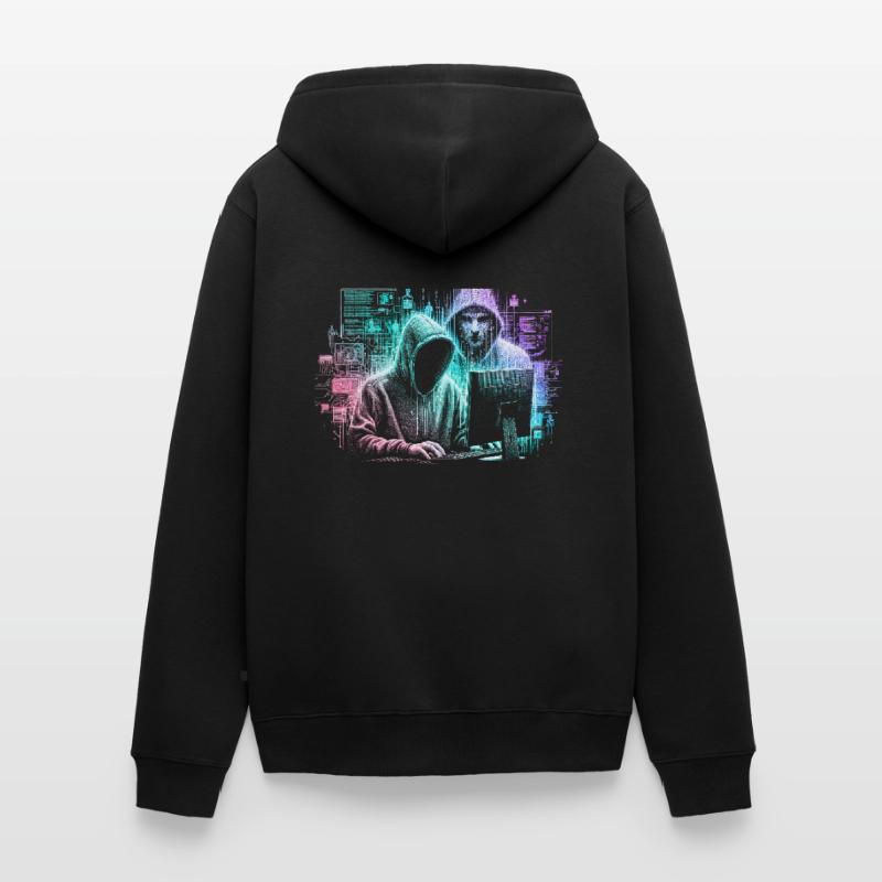 Programmeur Programmation Informatique Veste à capuche bio Premium Unisexe