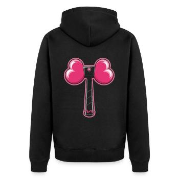 K-Pop Musique pop coréenne Corée du Sud Kpop Lightstick - Veste à capuche bio Premium Unisexe - noir - Dos - Nico (187cm)