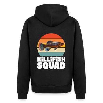 Killifisch Aquarium Amateurs de poissons - Veste à capuche bio Premium Unisexe - noir - Dos - Nico (187cm)