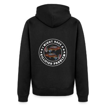 Killifisch Aquarium Amateurs de poissons - Veste à capuche bio Premium Unisexe - noir - Dos - Nico (187cm)