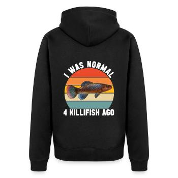 Killifisch Aquarium Amateurs de poissons - Veste à capuche bio Premium Unisexe - noir - Dos - Nico (187cm)