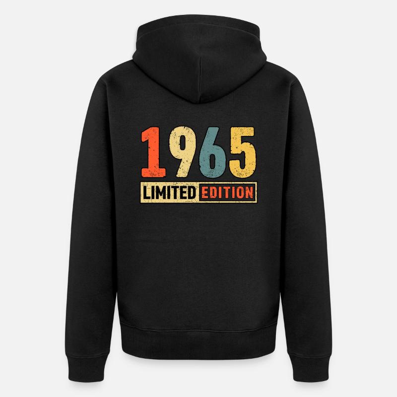 Edition limitée 1965 - Veste à capuche bio Premium Unisexe - noir