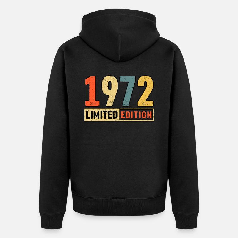 Edition limitée 1972 - Veste à capuche bio Premium Unisexe - noir