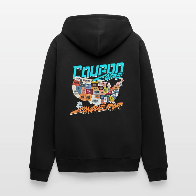 Couponing Coupons Coupon Code Conqueror Unisex Premium Organic Zip Hoodie