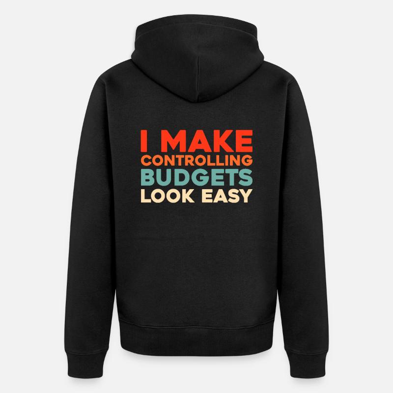 Controller - Unisex Premium Bio Zip Hoodie - Schwarz