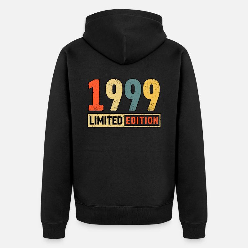 Edition Limitée 1999 - Veste à capuche bio Premium Unisexe - noir