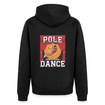 Pole Dance Pole Dancer Pole Dance - Veste à capuche bio Premium Unisexe - noir - Dos - Nico (187cm)