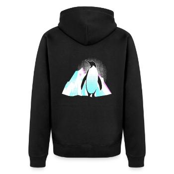 Pingouin - Veste à capuche bio Premium Unisexe - noir - Dos - Nico (187cm)