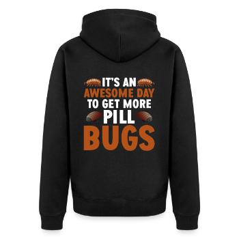 Propriétaire de punaises Collectionneur d’insectes Entomologiste Rolli - Veste à capuche bio Premium Unisexe - noir - Dos - Nico (187cm)