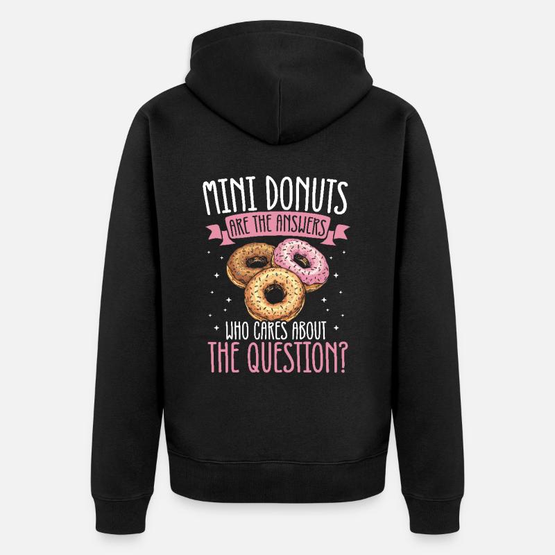 Beignets Beignets - Veste à capuche bio Premium Unisexe - noir