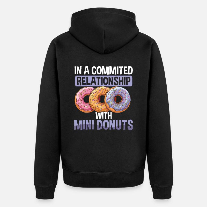 Beignets Beignets - Veste à capuche bio Premium Unisexe - noir