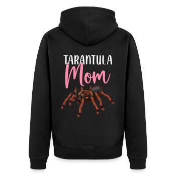 Tarantula Mom Spiders - Unisex Premium Organic Zip Hoodie - black - Back - Nico (187cm)