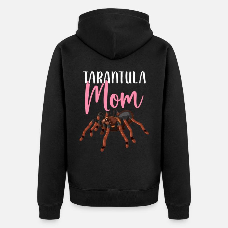 Tarentule Mom Spiders - Veste à capuche bio Premium Unisexe - noir