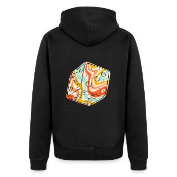 Jeu de société Jeux de société Jeux de nuit Jeux Cadeau - Veste à capuche bio Premium Unisexe - noir - Dos - Nico (187cm)