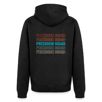 Ingénieur civil Kader - Veste à capuche bio Premium Unisexe - noir - Dos - Nico (187cm)