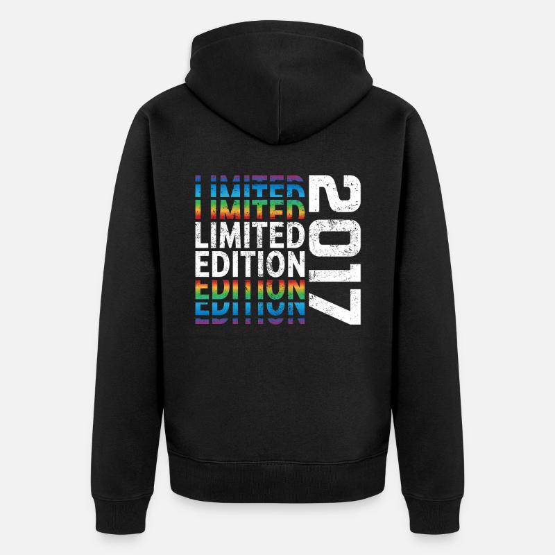 Edition Limitée 2017 - Veste à capuche bio Premium Unisexe - noir