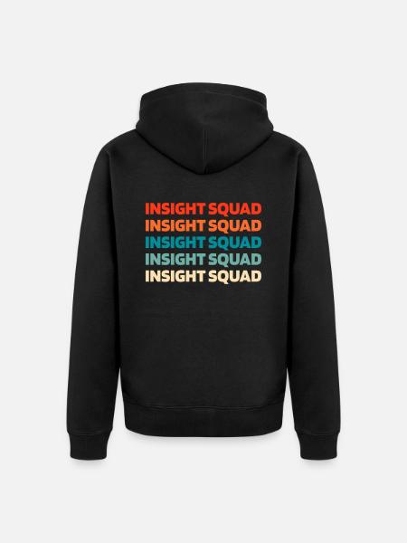 Zahnpfleger Kader - Unisex Premium Bio Zip Hoodie - Schwarz