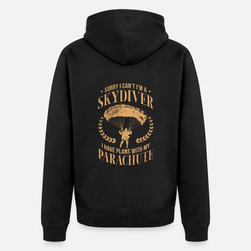 Skydive - Veste à capuche bio Premium Unisexe - noir