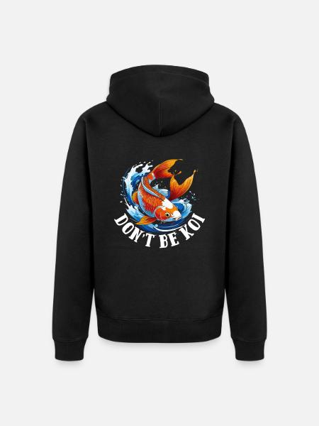 Aquarium Aquaristik - Unisex Premium Bio Zip Hoodie - Schwarz