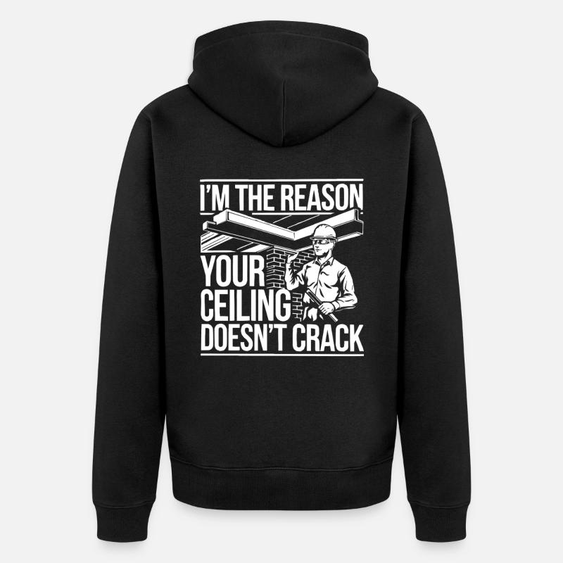 Tragwerksplaner Beruf Tragwerksplanung - Unisex Premium Bio Zip Hoodie - Schwarz