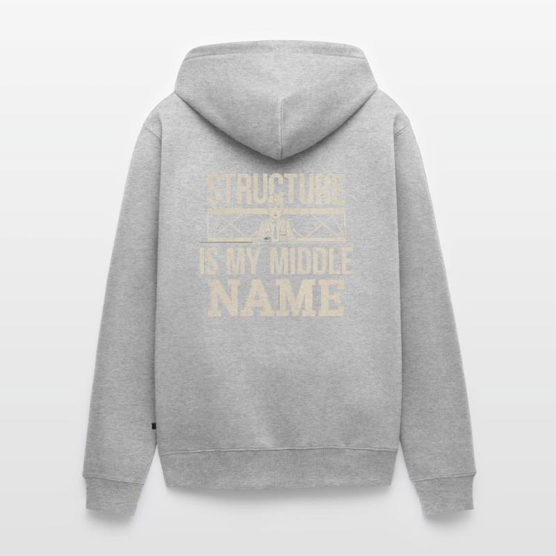 Structural Engineer Job Structural Engineering Unisex Premium Organic Zip Hoodie