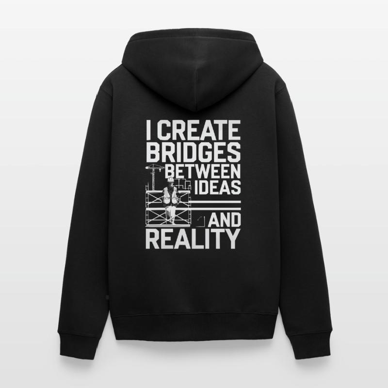 Structural Engineer Job Structural Engineering Unisex Premium Organic Zip Hoodie