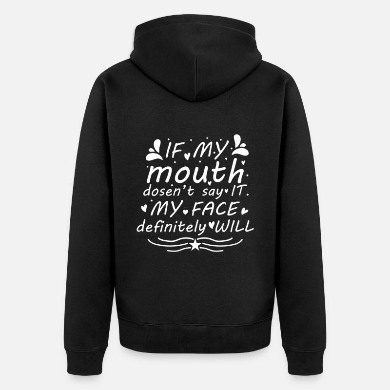 Présenter - Veste à capuche bio Premium Unisexe - noir