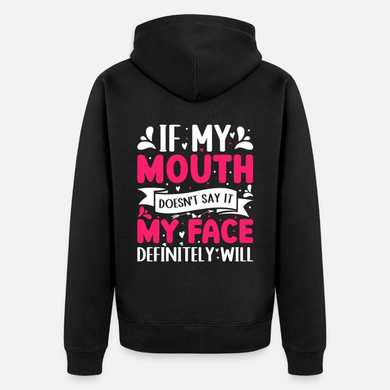 Présenter - Veste à capuche bio Premium Unisexe - noir