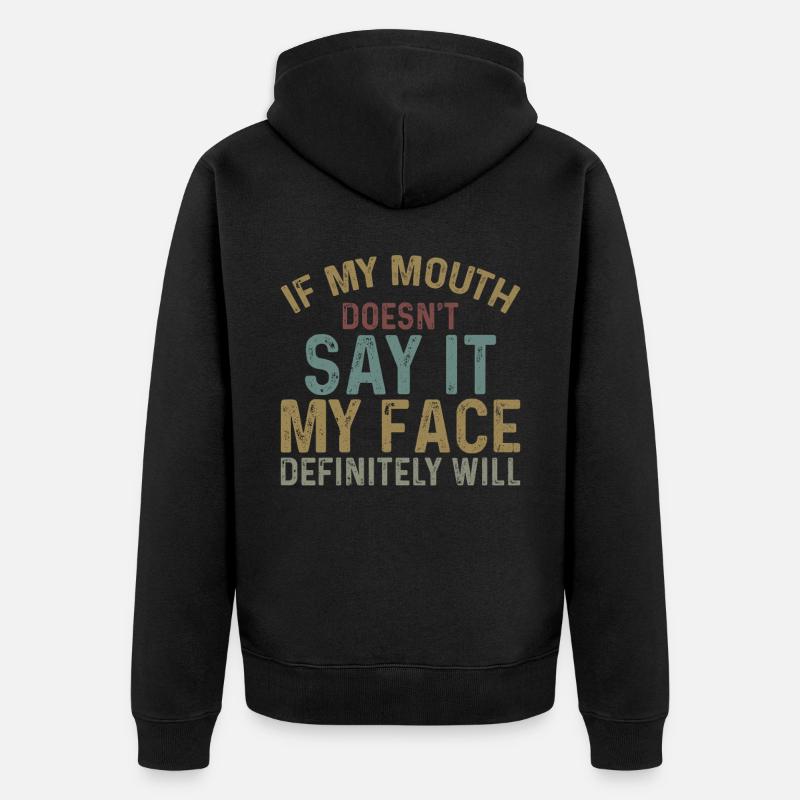 Présenter - Veste à capuche bio Premium Unisexe - noir