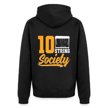 Country Music steelin Pedal Steel Guitariste - Veste à capuche bio Premium Unisexe - noir - Dos - Nico (187cm)