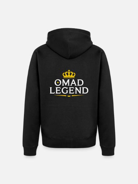 Intermittent fasting Intermittent fasting - Unisex Premium Organic Zip Hoodie - black