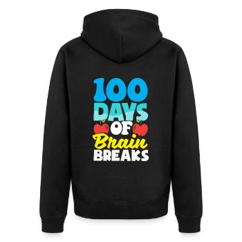 Psychologie Conseillère Psychologique Scolaire - Veste à capuche bio Premium Unisexe - noir - Dos - Nico (187cm)