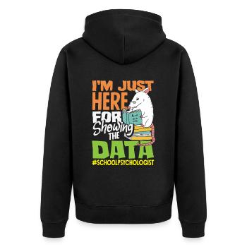 Psychologie Conseillère Psychologique Scolaire - Veste à capuche bio Premium Unisexe - noir - Dos - Nico (187cm)