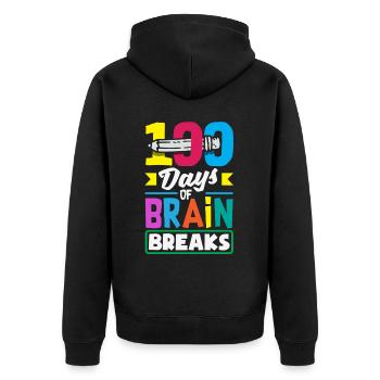 Psychologie Conseillère Psychologique Scolaire - Veste à capuche bio Premium Unisexe - noir - Dos - Nico (187cm)