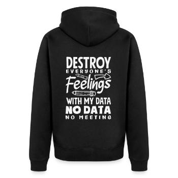 Psychologie Conseillère Psychologique Scolaire - Veste à capuche bio Premium Unisexe - noir - Dos - Nico (187cm)
