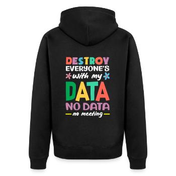 Psychologie Conseillère Psychologique Scolaire - Veste à capuche bio Premium Unisexe - noir - Dos - Nico (187cm)