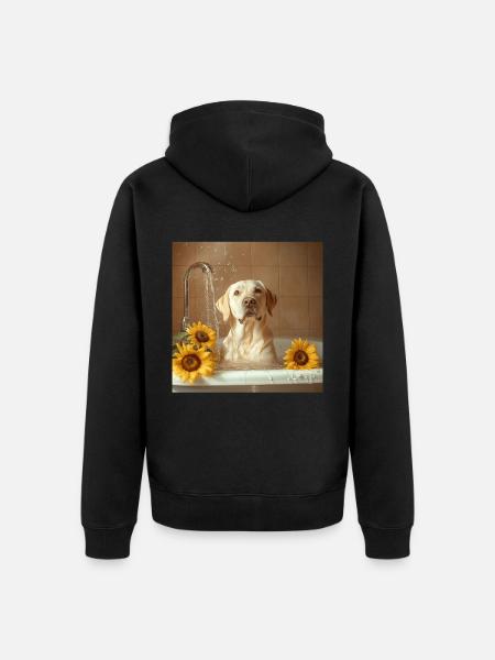 Labrador Retriever - Unisex Premium Bio Zip Hoodie - Schwarz